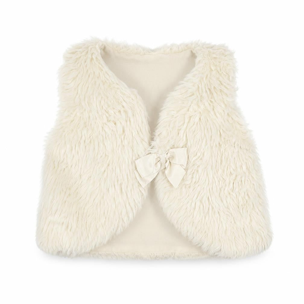 H&M Baby White   Gilet Waistcoat Size 9-12 Months