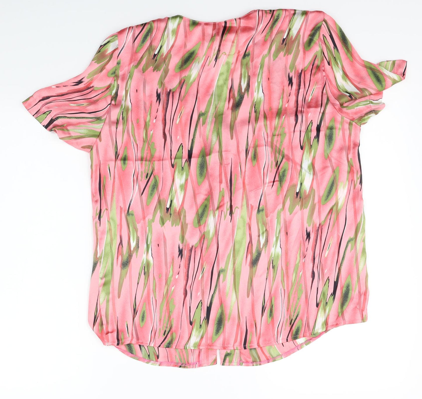 Peepers Womens Pink Floral  Basic Button-Up One Size