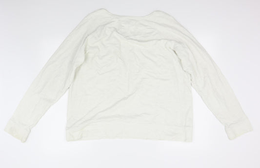 NEXT Womens White   Pullover Jumper Size 20