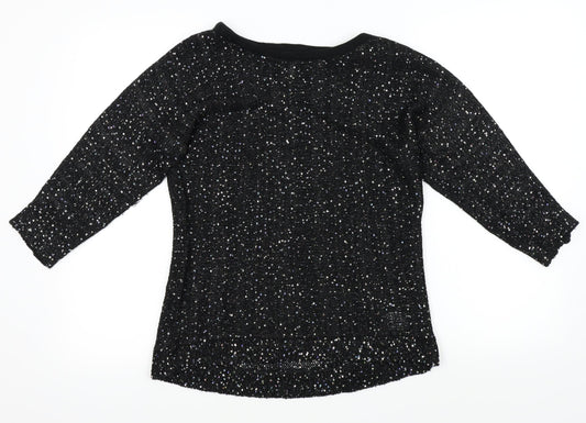 Tommy & Kate Womens Black   Pullover Jumper Size 12