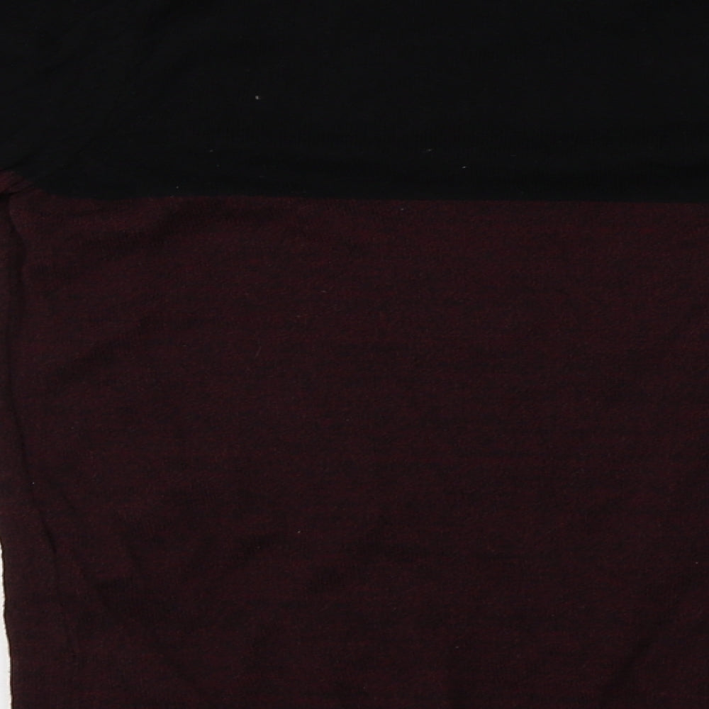 Topshop Mens Red   Pullover Jumper Size S  - Black and Red