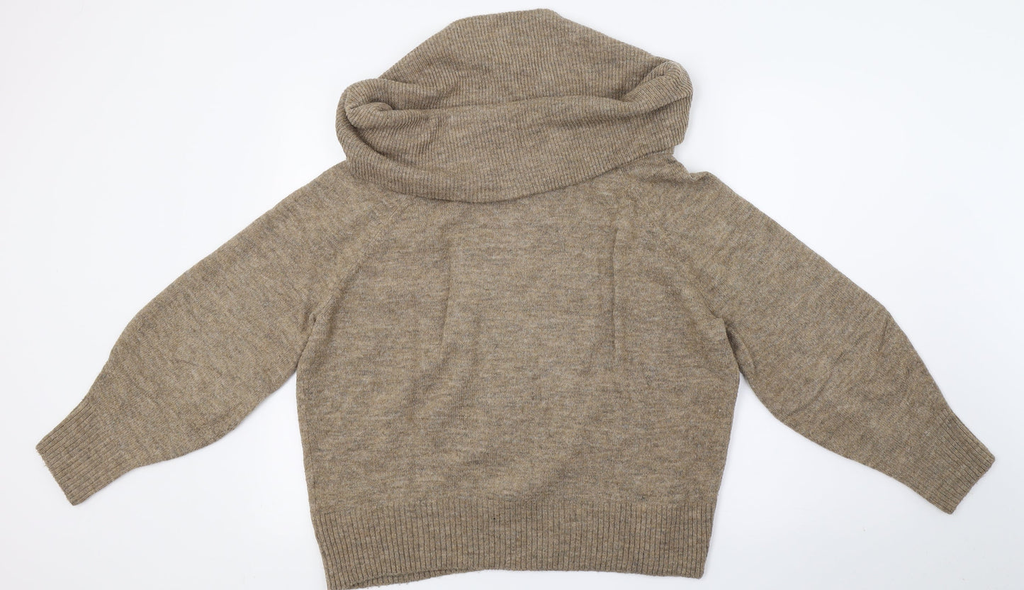 H&M Womens Brown   Pullover Jumper Size S