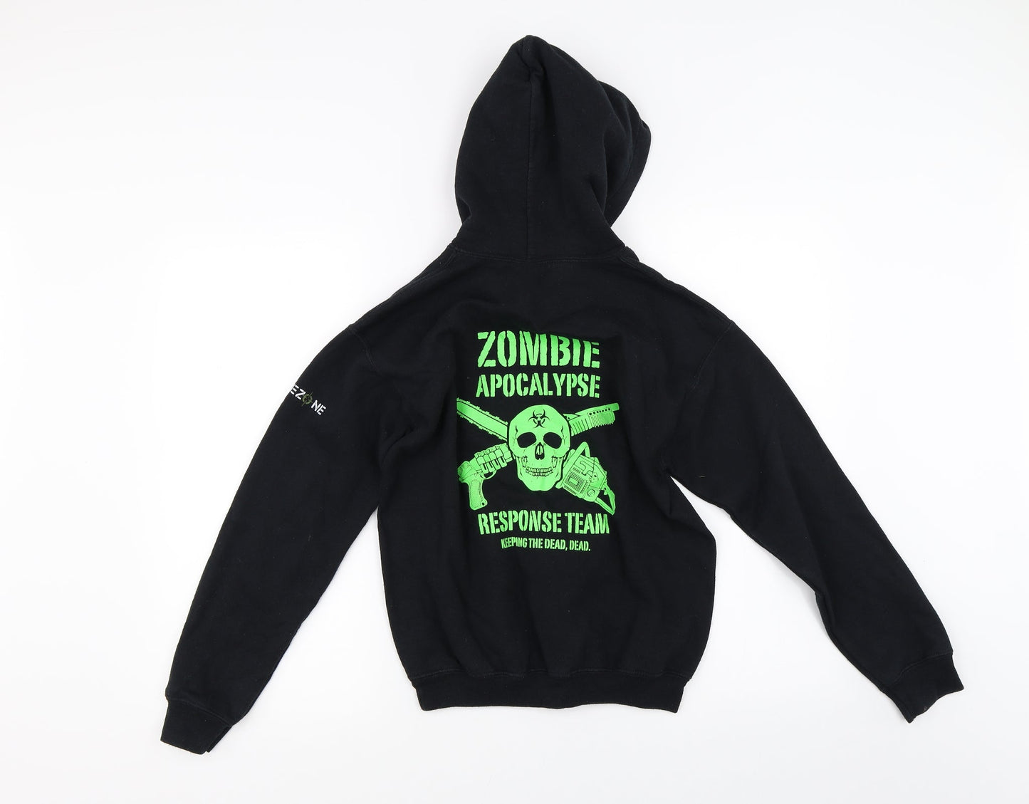 Gildan Boys Black   Pullover Hoodie Size M