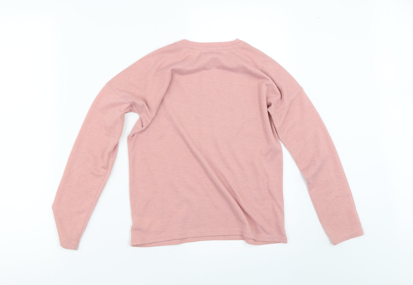 Primark Girls Pink   Pullover Jumper Size 9-10 Years