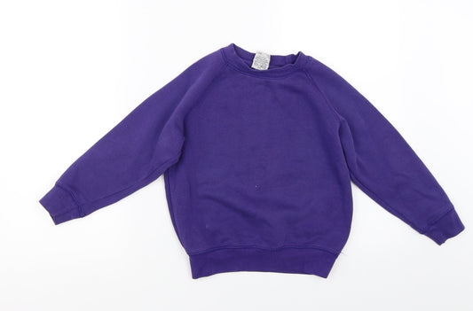 westex Boys Purple   Pullover Sweatshirt Size 5-6 Years