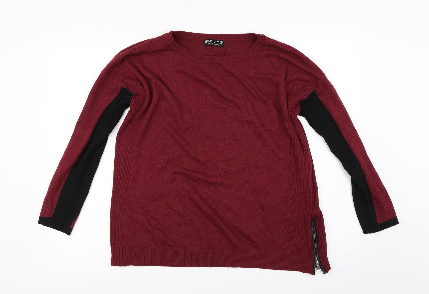 Select Womens Red   Pullover Jumper Size 14