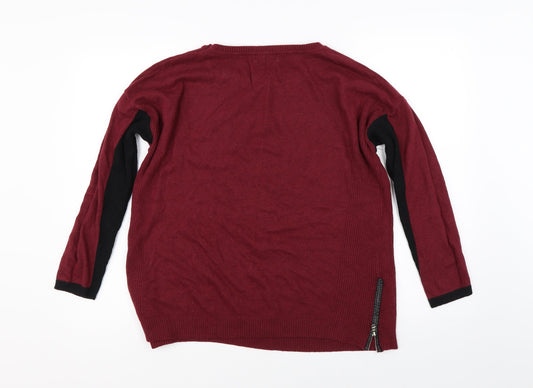 Select Womens Red   Pullover Jumper Size 14