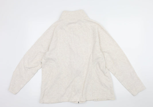 Kirkland Girls Ivory   Full Zip Sweatshirt Size XL