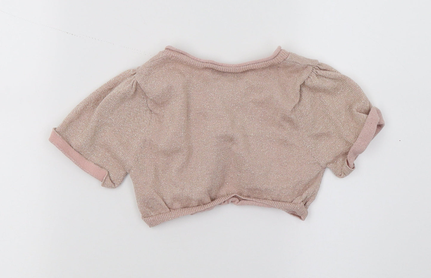 NEXT Girls Pink  Knit Pullover Jumper Size 6 Years