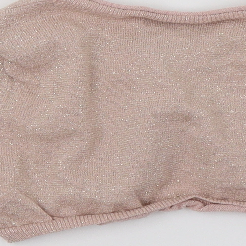 NEXT Girls Pink  Knit Pullover Jumper Size 6 Years