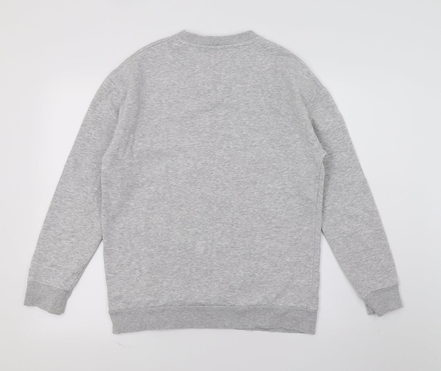 George Womens Grey  Jersey Pullover Sweatshirt Size L