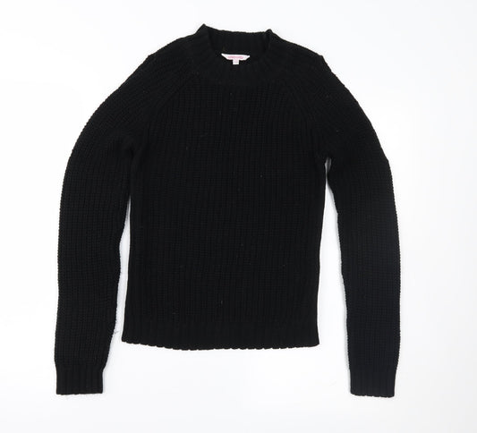 E-vie Girls Black   Pullover Jumper Size 11-12 Years