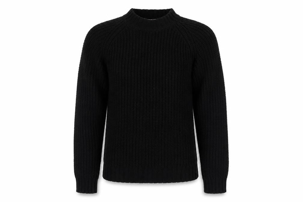 Front view of E-vie girls’ black jumper, size 11-12, years
