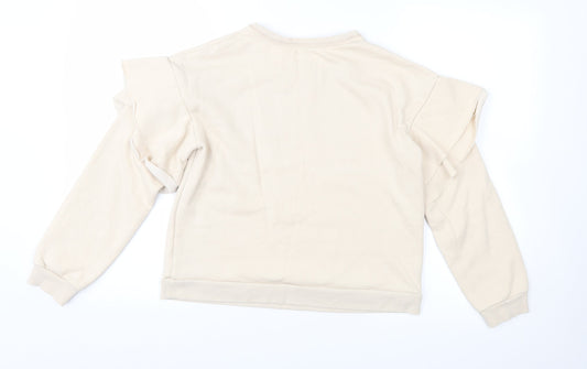 River Island Girls Pink   Pullover Sweatshirt Size 11-12 Years