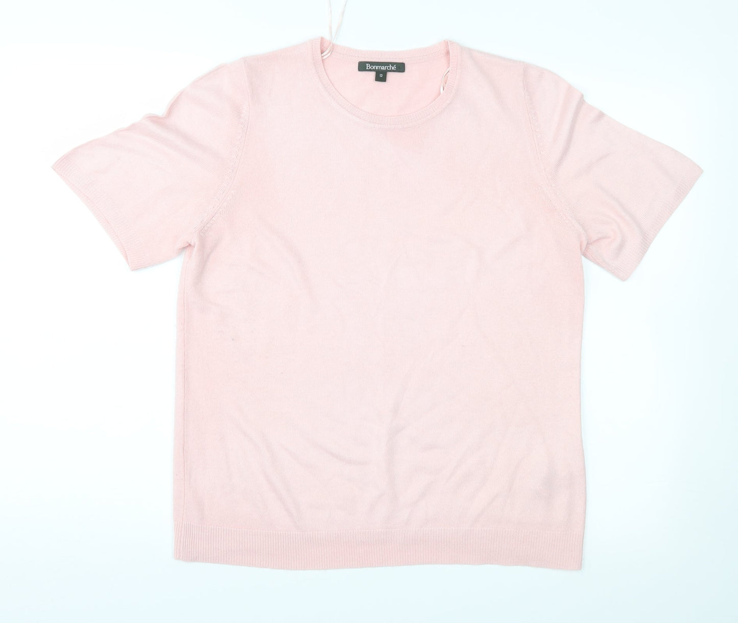 Bonmarché Womens Pink   Pullover Jumper Size 12