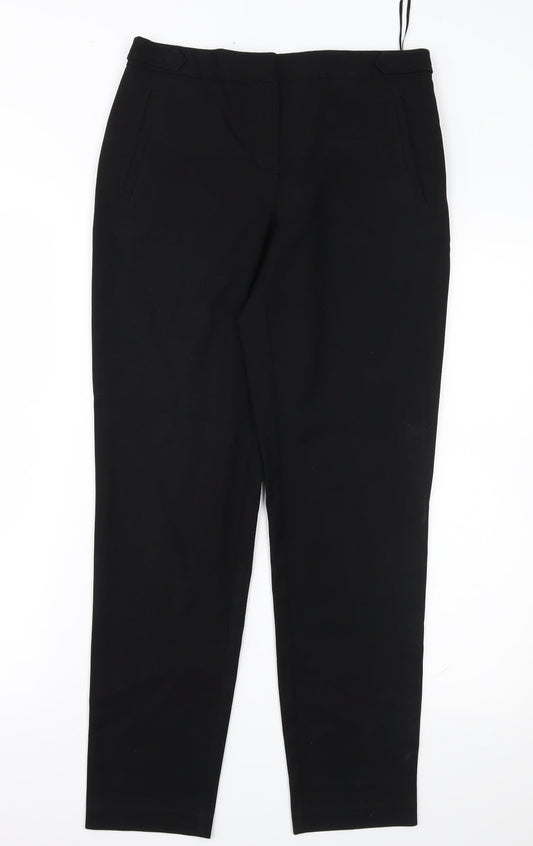 NEXT Womens Black   Trousers  Size 8 L27 in