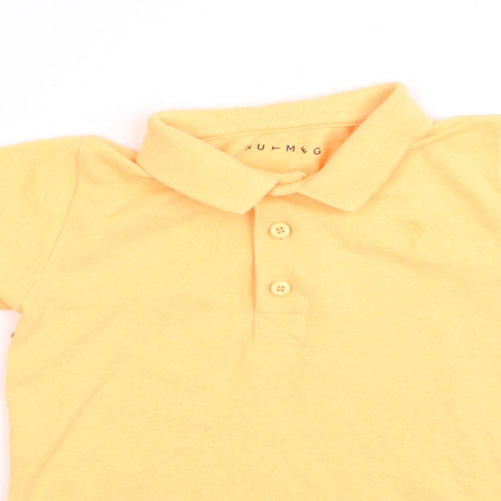 Nutmeg Boys Orange   Basic Polo Size 5-6 Years