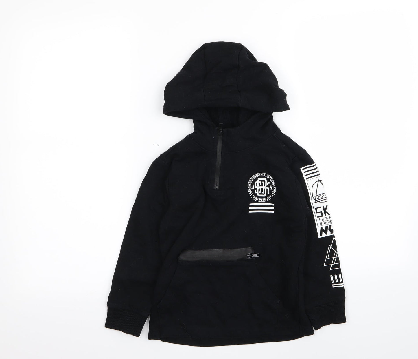 Urban Dept Boys Black   Pullover Jumper Size 6 Years
