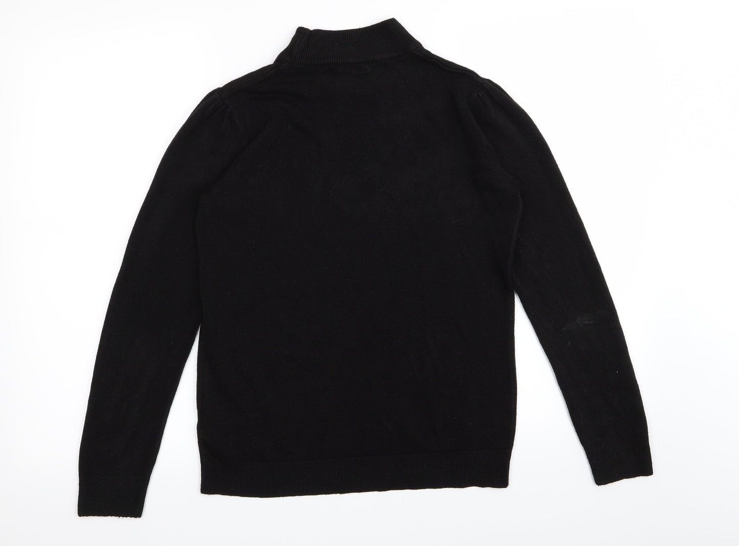 anne wyburn Womens Black   Basic T-Shirt Size 10