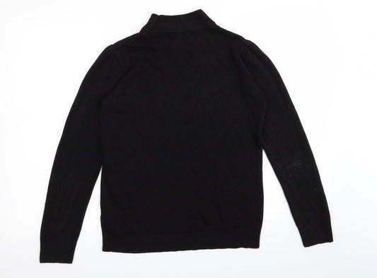 anne wyburn Womens Black   Basic T-Shirt Size 10