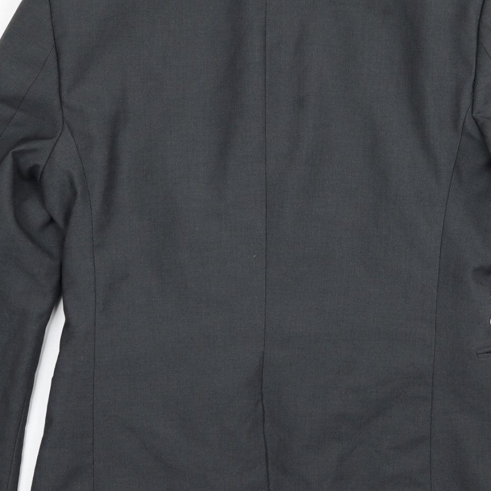 Topman Mens Grey   Jacket Blazer Size 38