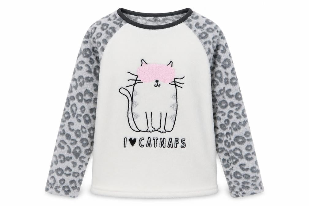 Primark Girls Multicoloured Animal Print  Top Pyjama Top Size 10-11 Years