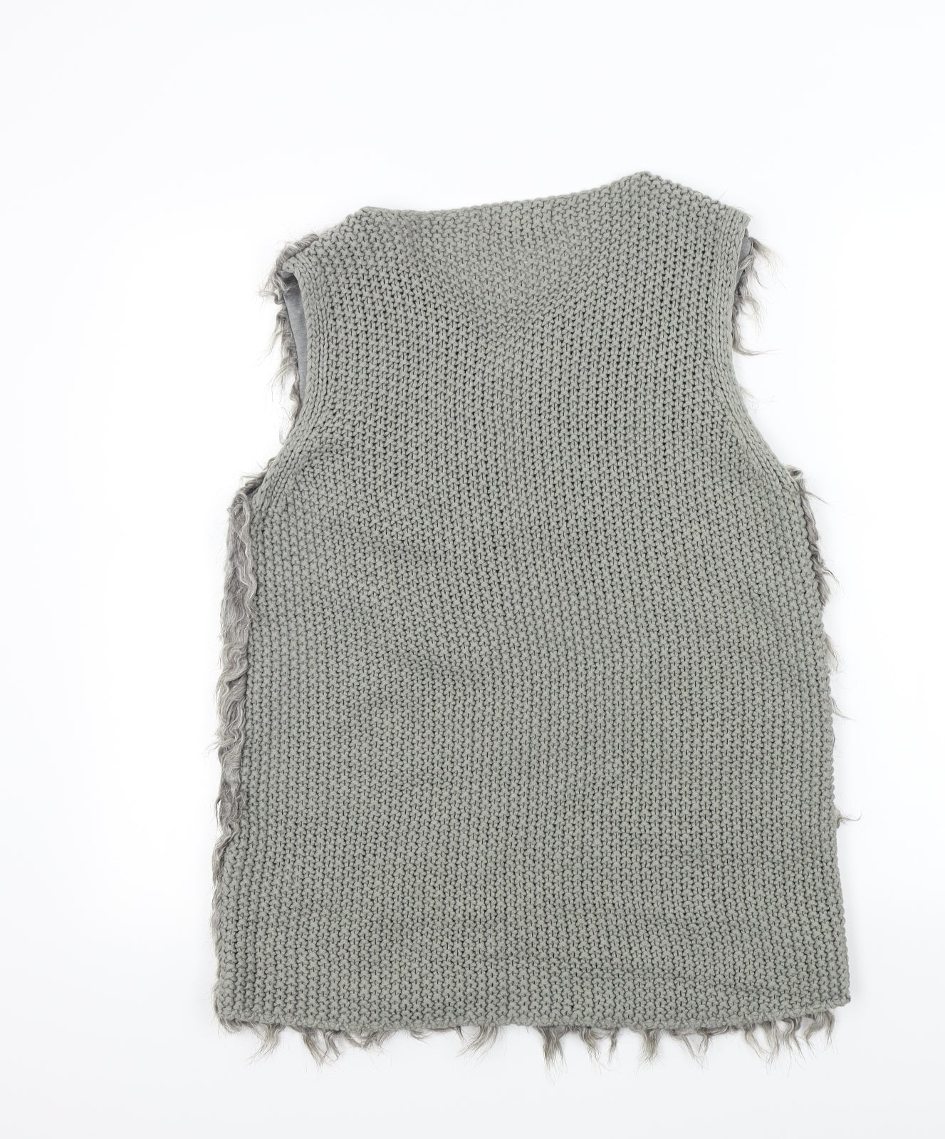 Primark Womens Grey   Jacket Waistcoat Size S