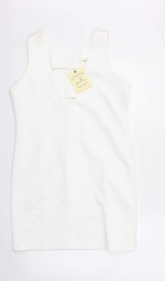 VRMODA Womens White   A-Line  Size L