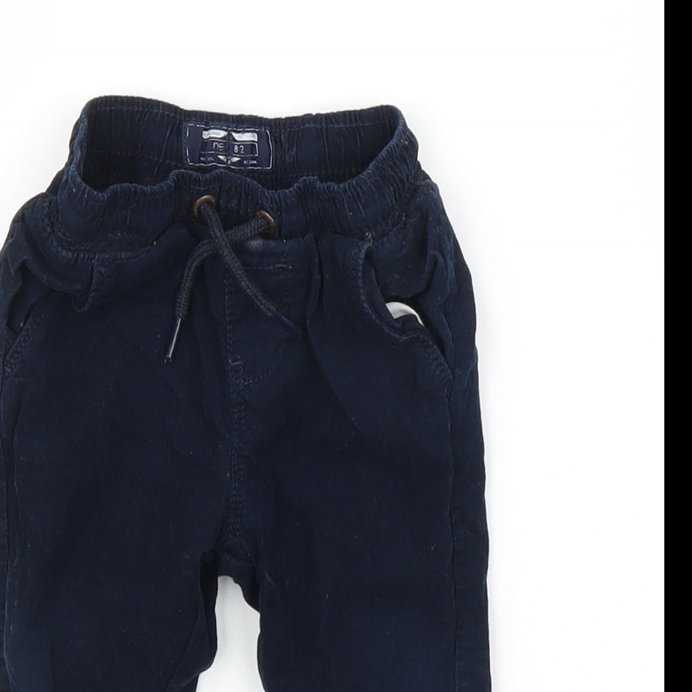 NEXT Boys Blue  Corduroy Cropped Jeans Size 3-6 Months