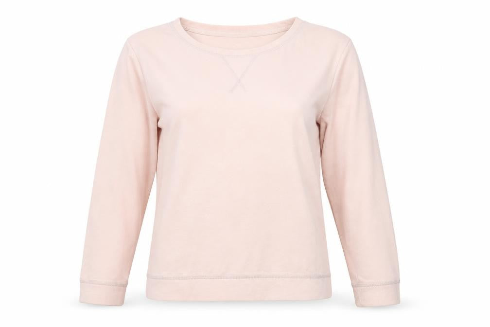 F&F Womens Pink Solid  Top Pyjama Top Size S