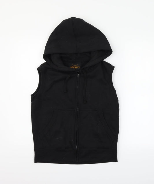 Rock it Womens Black   Full Zip Jumper Size S