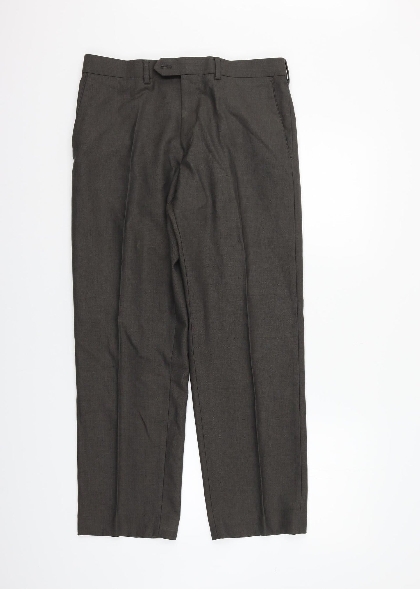 Marks and Spencer Womens Brown   Trousers  Size 32 L26 in