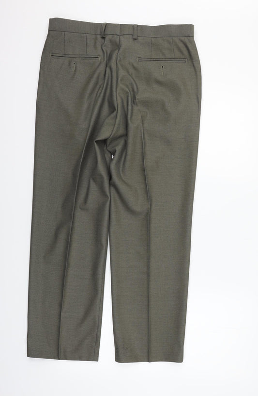 Marks and Spencer Womens Grey   Trousers  Size 32 in L27 in