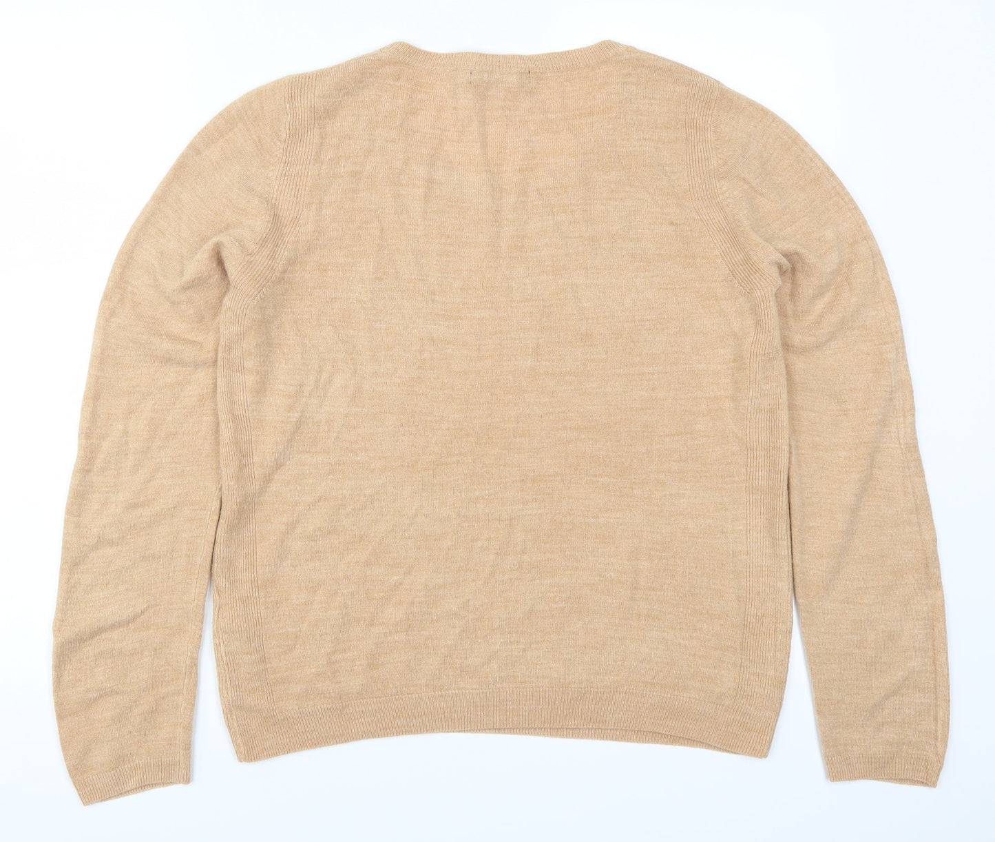 Marks and Spencer Womens Beige   Pullover Jumper Size 12