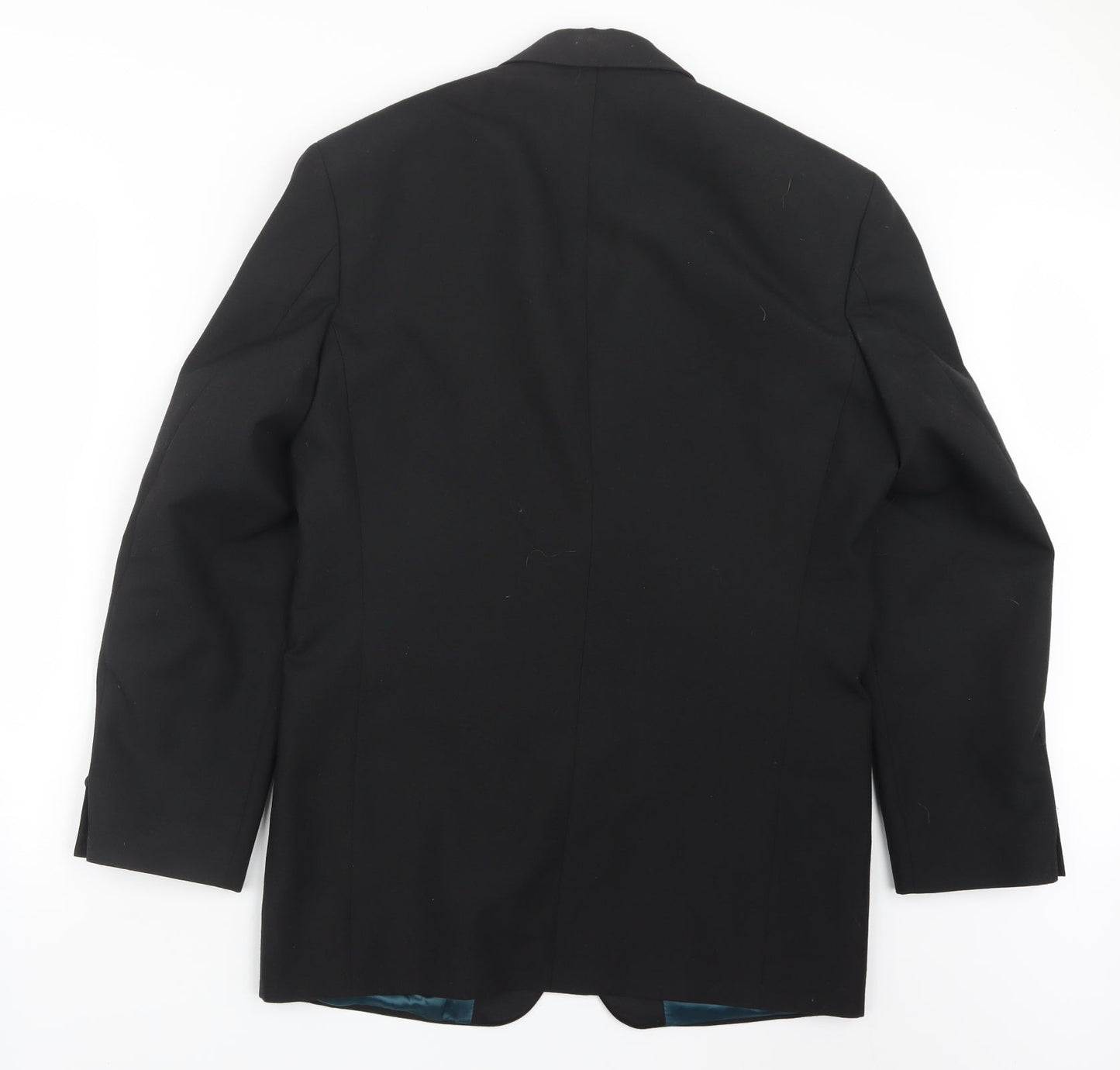 Preworn Mens Black   Jacket Suit Jacket Size 38