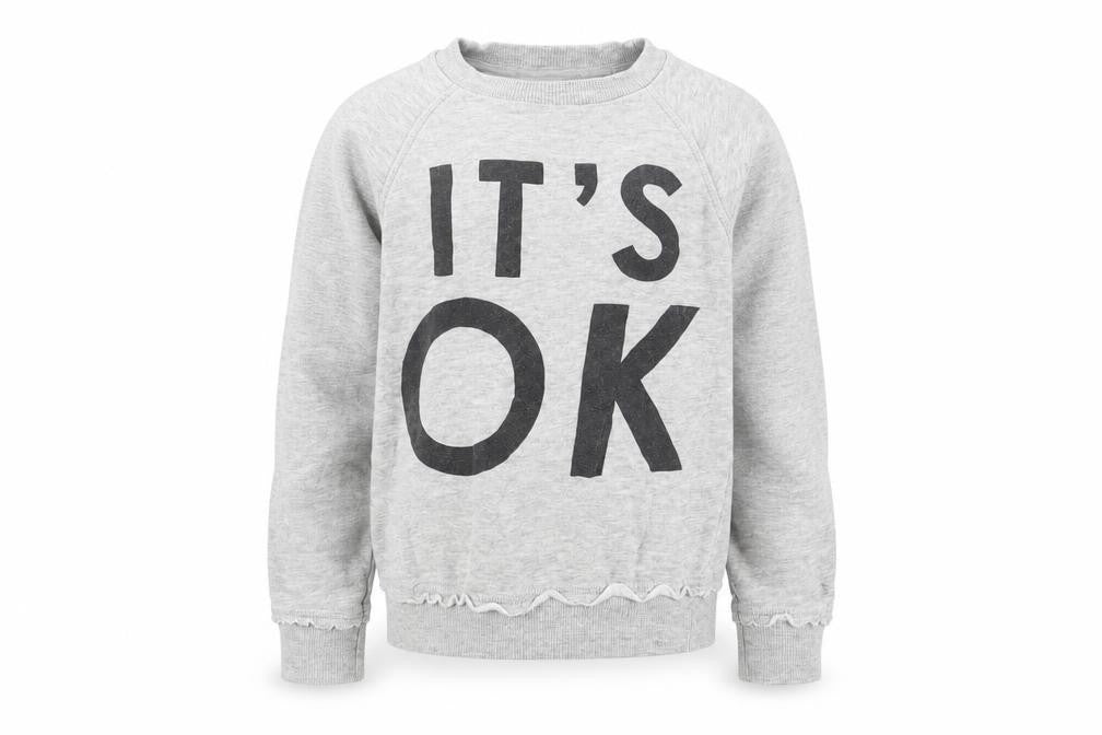 Next Girls Grey   Pullover Jumper Size 4-5 Years