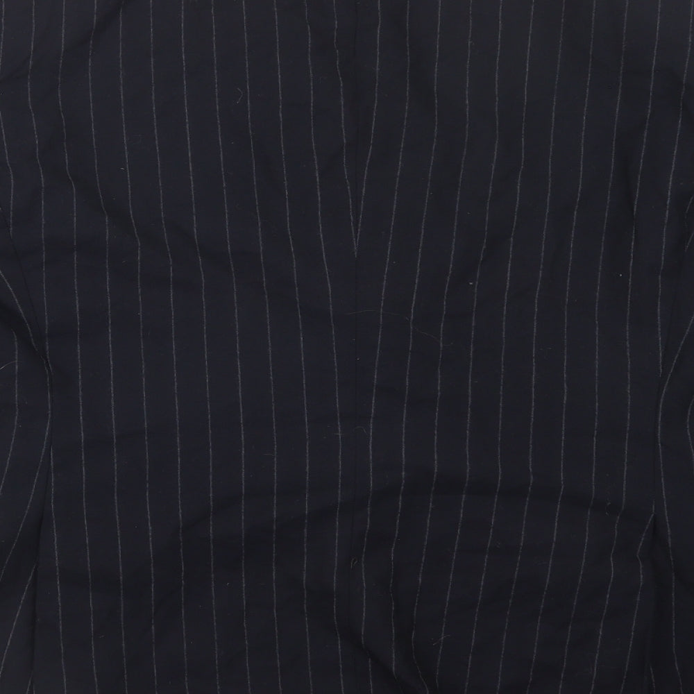 NEXT Mens Blue Striped  Jacket Suit Jacket Size 40