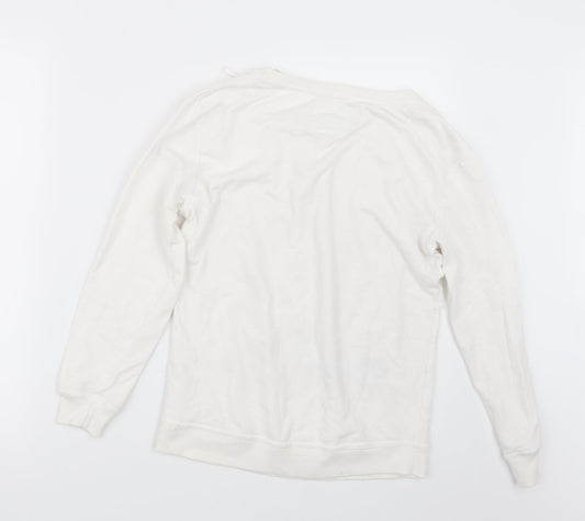Tesco Womens White   Pullover Jumper Size 6