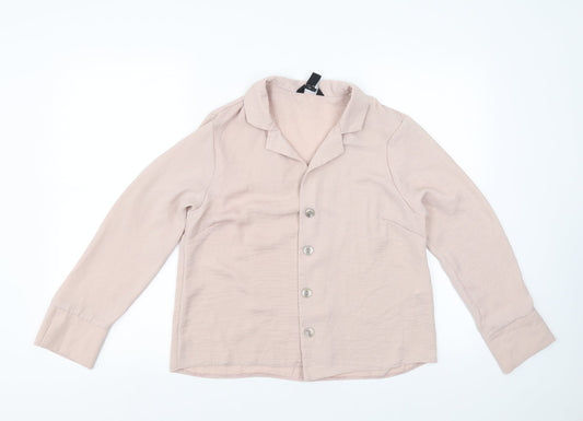 New Look Womens Pink   Basic Blouse Size 10