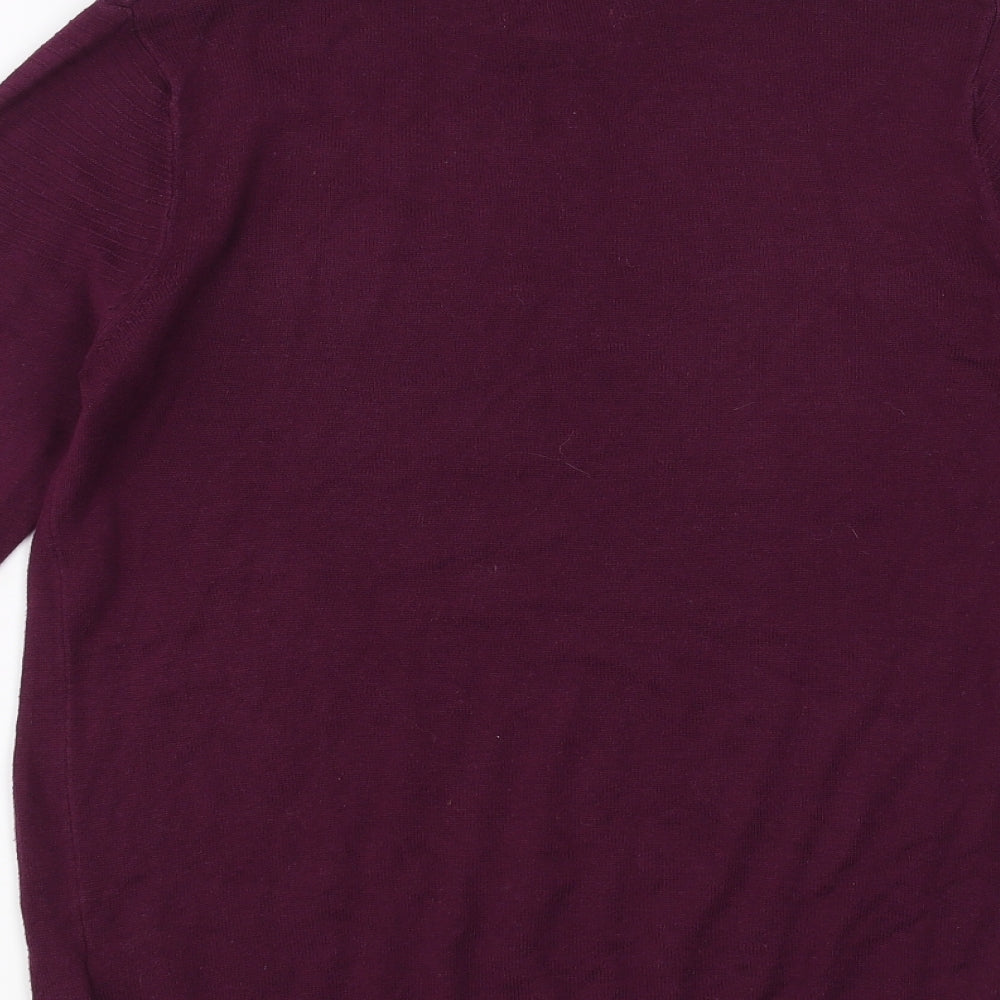 Marks and Spencer Mens Purple   Pullover Jumper Size S