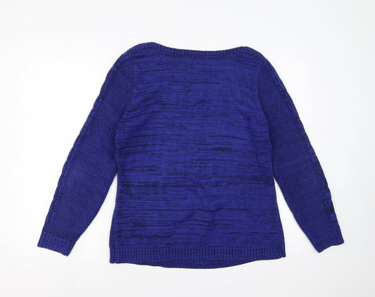 BM collection Womens Blue   Pullover Jumper Size S