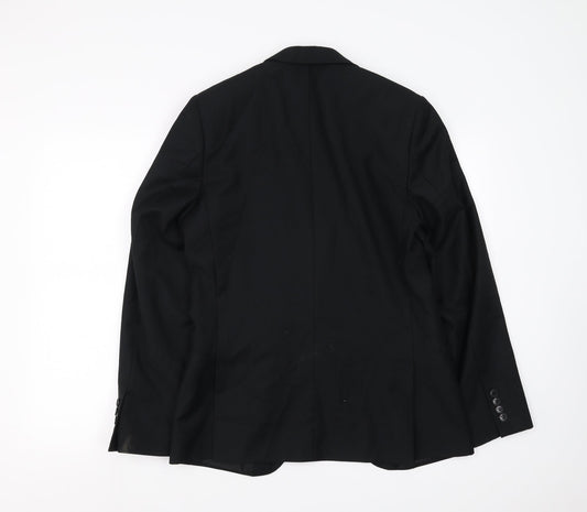 New Look Mens Black   Jacket Suit Jacket Size 36