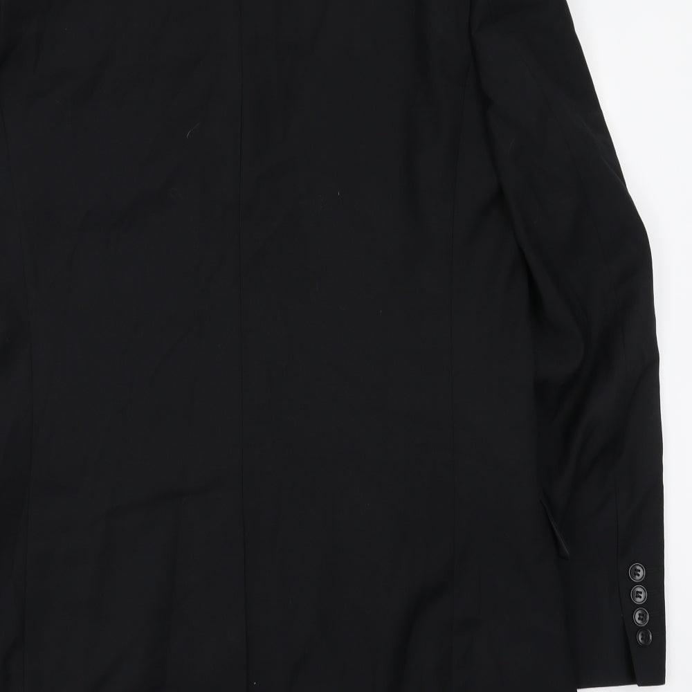 Preworn Mens Black   Jacket Suit Jacket Size 40