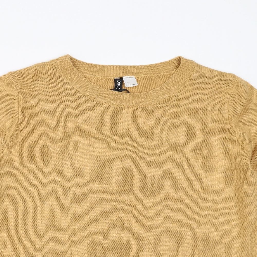 Divided by H&M Womens Beige   Pullover Jumper Size L