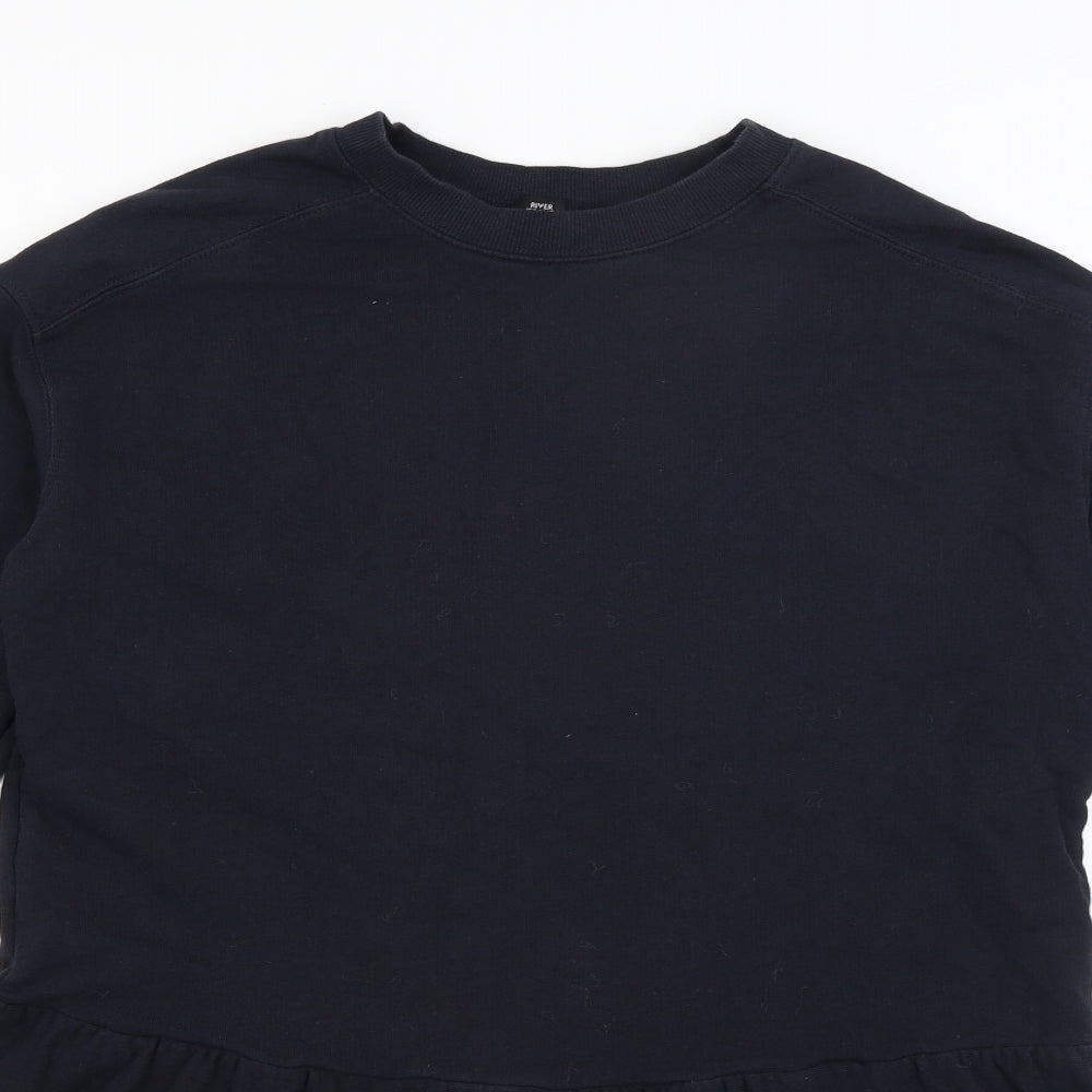 River Island Womens Blue   Jumper Dress  Size XS
