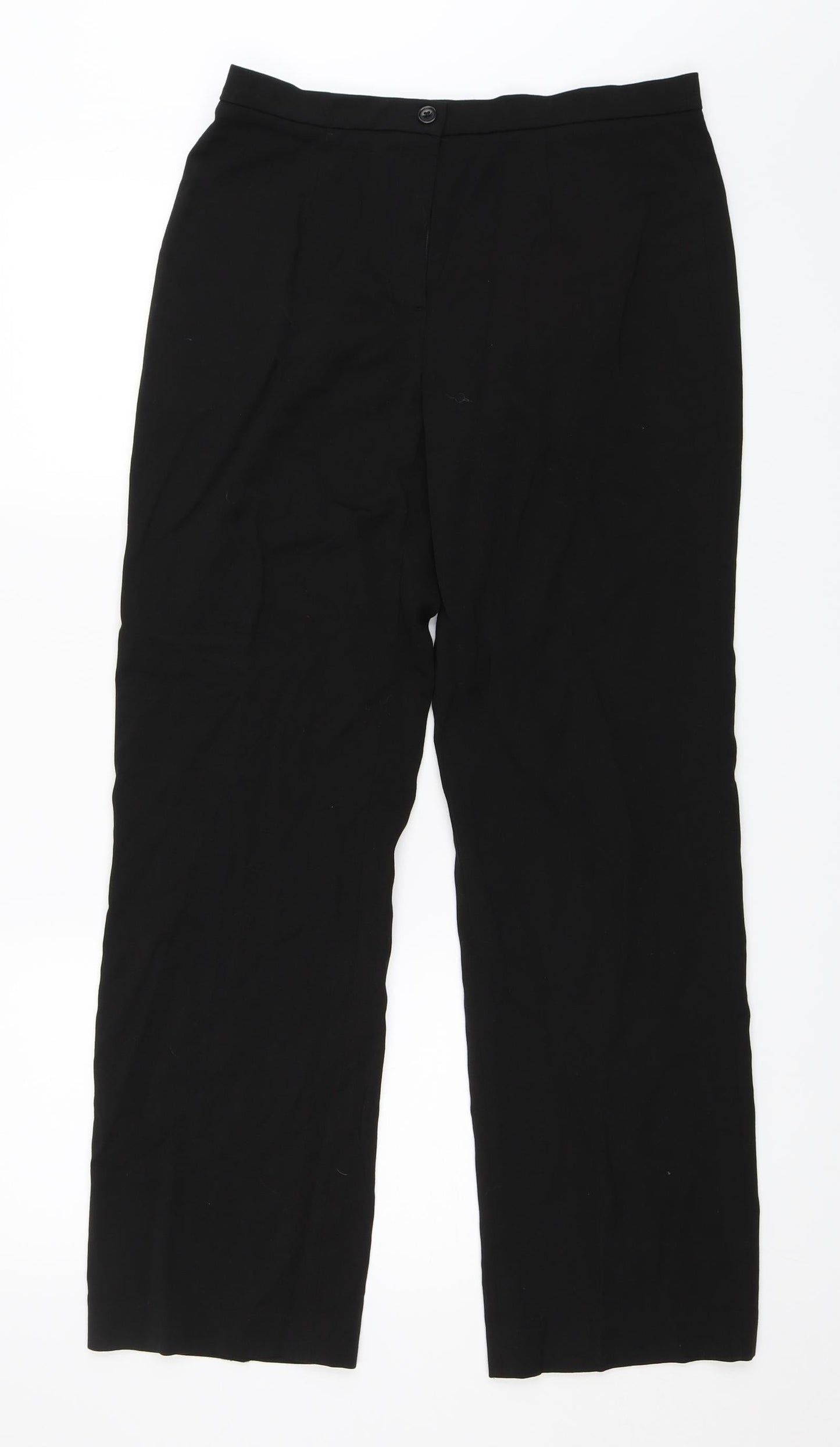 Preworn Womens Black   Trousers  Size 10 L30 in