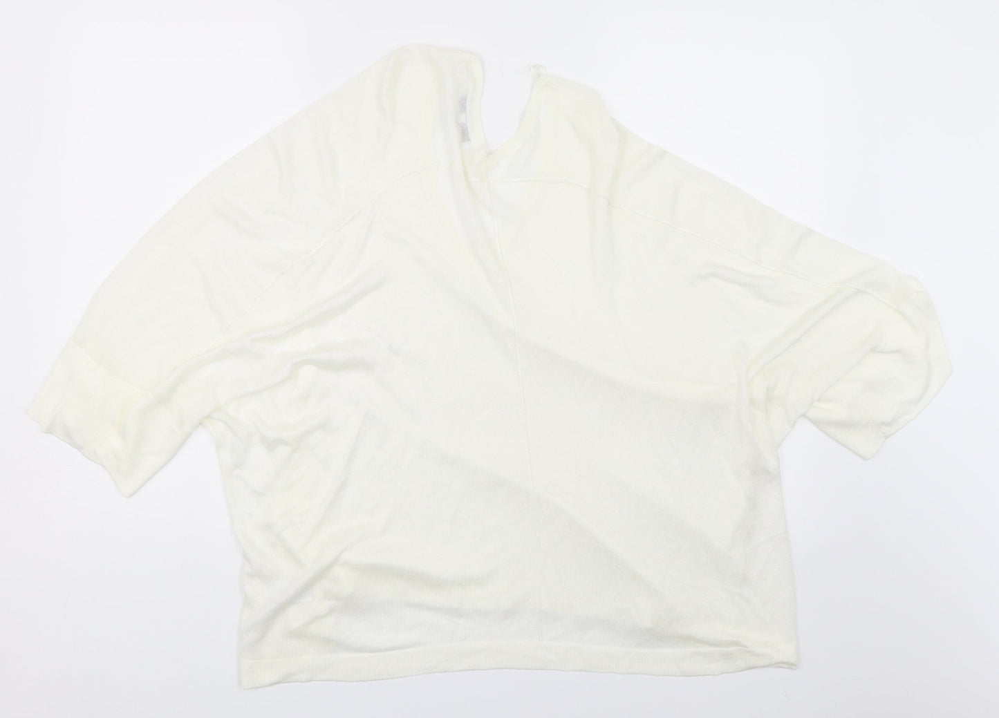 NEXT Womens Ivory   Pullover Jumper Size L