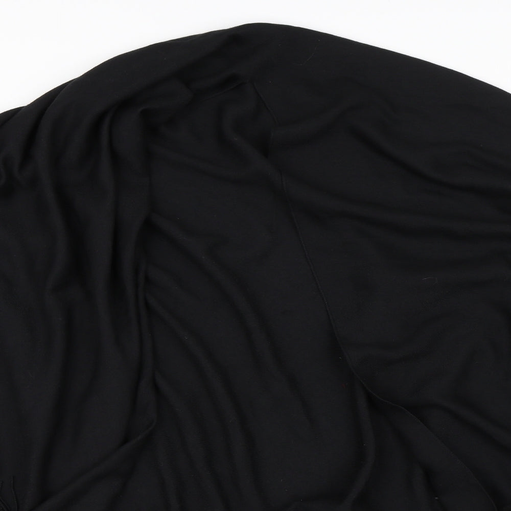 Preworn Womens Black   Wrap Jumper One Size
