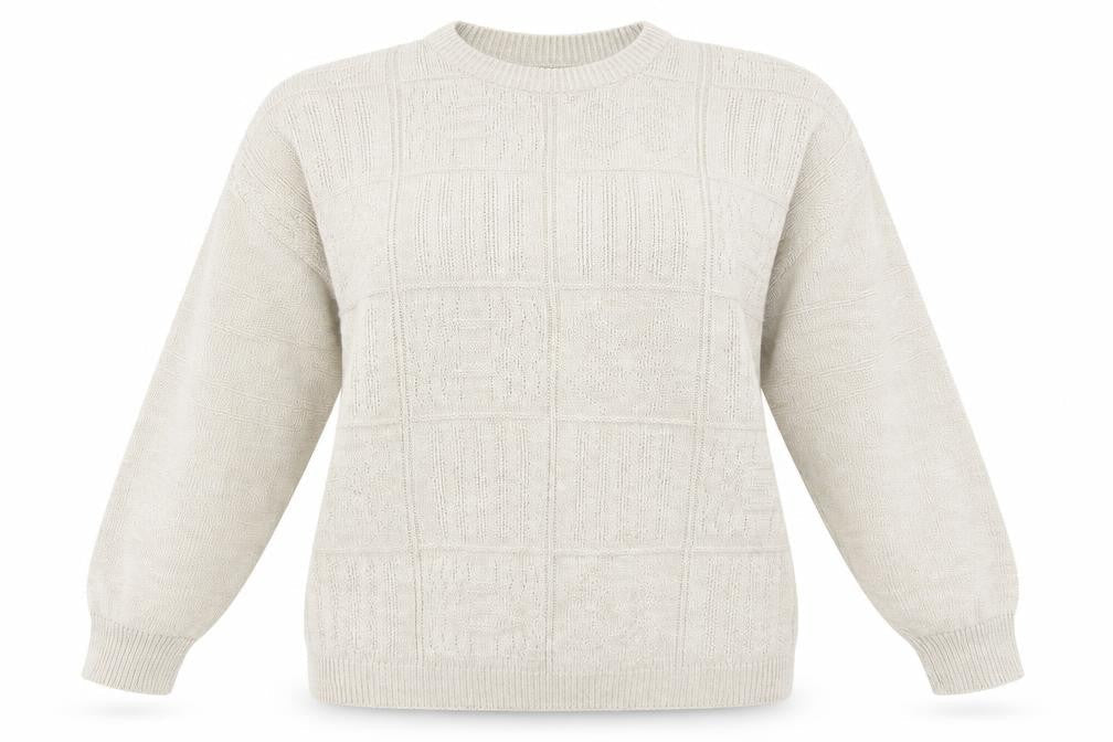 Mainstream Womens Beige   Pullover Jumper Size M