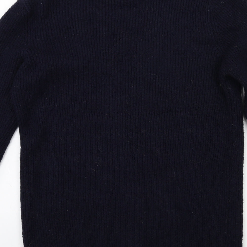 Sfera Womens Blue  Knit Pullover Jumper Size M